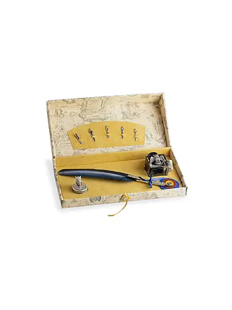 DALLAITI | Schreibset mit Federhalter Gold |